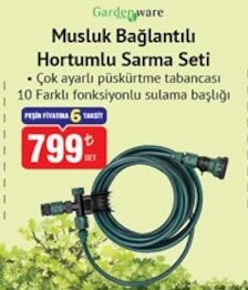 Musluk Bağlantılı Hortumlu Sarma Seti