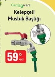 Gardenware Kelepçeli Musluk Başlığı