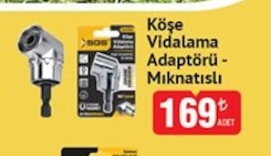 Köşe Vidalama Adaptörü - Mıknatıslı