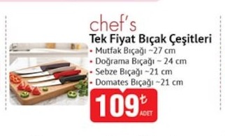 Chef'S Tek Fiyat Bıçak Çeşitleri