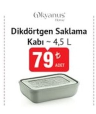 Okyanus Home Dikdörtgen Saklama Kabı