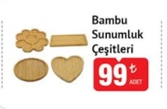 Bambu Sunumluk Çeşitleri