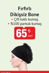 Fırfırlı Dikişsiz Bone