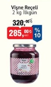 Vişne Reçeli 2 Kg İlkün