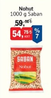 Nohut 1000 G Saban