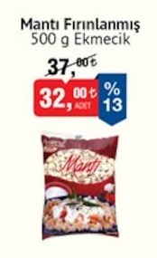 Mantı Fırınlanmış 500 G Ekmecik