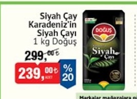 Doğuş Siyah Çay Karadeniz'In Siyah Çayı 1 Kg