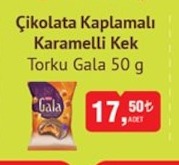 Çikolata Kaplamalı Karamelli Kek Torku Gala 50 G