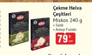 Çekme Helva Çeşitleri Miskos 240 G