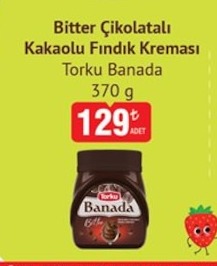 Torku Banada Bitter Çikolatalı Kakaolu Fındık Kreması 370 G