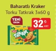 Baharatlı Kraker Torku Tatkrak 3X60 G