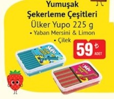 Yumuşak Şekerleme Çeşitleri Ülker Yupo 225 G
