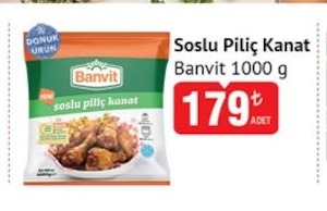 Soslu Piliç Kanat Banvit 1000 G