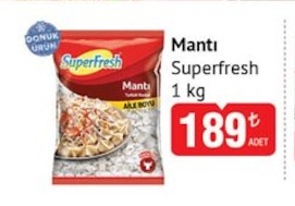 Mantı Superfresh 1 Kg