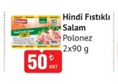 Polonez Hindi Fıstıklı Salam 2X90 G