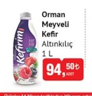 Altınkılıç Orman Meyveli Kefir 1 L