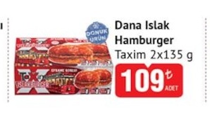 Dana Islak Hamburger Taxim 2X135 G