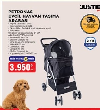 Petronas Evcil Hayvan Taşıma Arabası