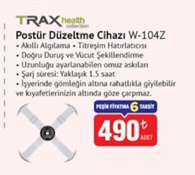 Trax Health Collection Postür Düzeltme Cihazı W-104Z