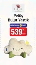 Elena Peluş Bulut Yastık