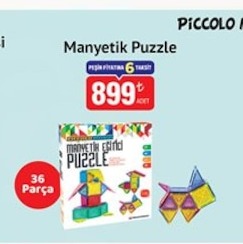 Piccolo Manyetik Puzzle 36 Parça