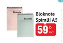 Bloknote Spiralli A5