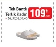 Tek Bantlı Terlik Kadın