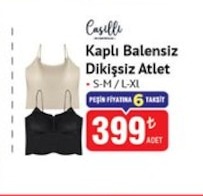 Casilli Kaplı Balensiz Dikişsiz Atlet
