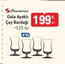 Paşabahçe Gala Ayaklı Çay Bardağı