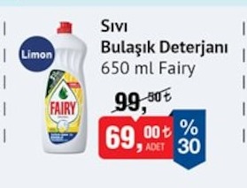 650 Ml Fairy Sıvı Bulaşık Deterjanı