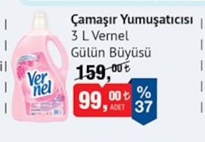 Vernel Çamaşır Yumuşatıcısı 3 L