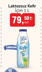 Laktozsuz Kefir İçim 1 L