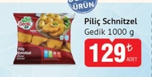 Piliç Schnitzel Gedik 1000 G