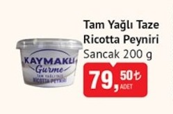 Tam Yağlı Taze Ricotta Peyniri Sancak 200 G
