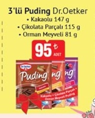 3'Lü Puding Dr.Oetker