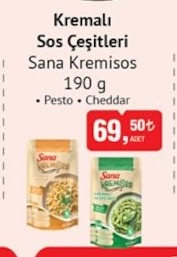 Kremalı Sos Çeşitleri Sana Kremisos 190 G