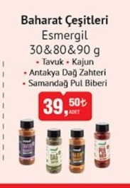 Baharat Çeşitleri Esmergil 30,80,90 G
