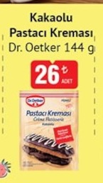 Kakaolu Pastacı Kreması Dr. Oetker 144 G