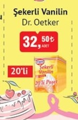 Şekerli Vanilin Dr. Oetker 20'Li
