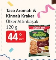 Taco Aromalı & Kinoalı Kraker Ülker Altınbaşak 120 G