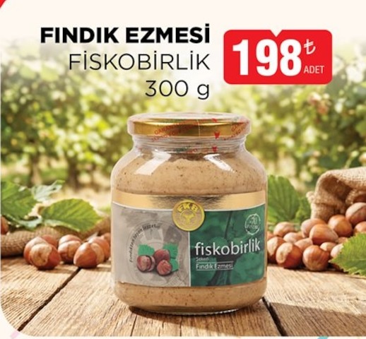 Fındık Ezmesi Fiskobirlik 300 G
