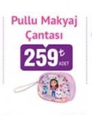 Pullu Makyaj Çantası