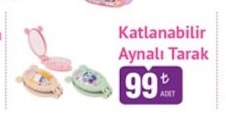 Katlanabilir Aynalı Tarak