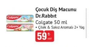 Çocuk Diş Macunu Dr.Rabbit Colgate 50 Ml