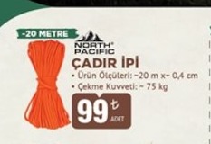 North Pacific Çadır İpi