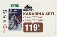 Mounty Karabina Seti 5'Li