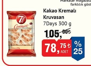 7Days Kakao Kremalı Kruvasan 300 G