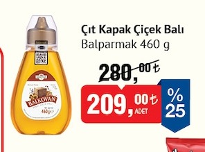 Çit Kapak Çiçek Balı Balparmak 460G