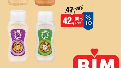 Sos Cesitleri Bolbol Sarimsakli Mayonez 300G