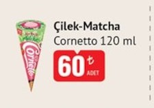 Cornetto Çilek-Matcha 120 Ml